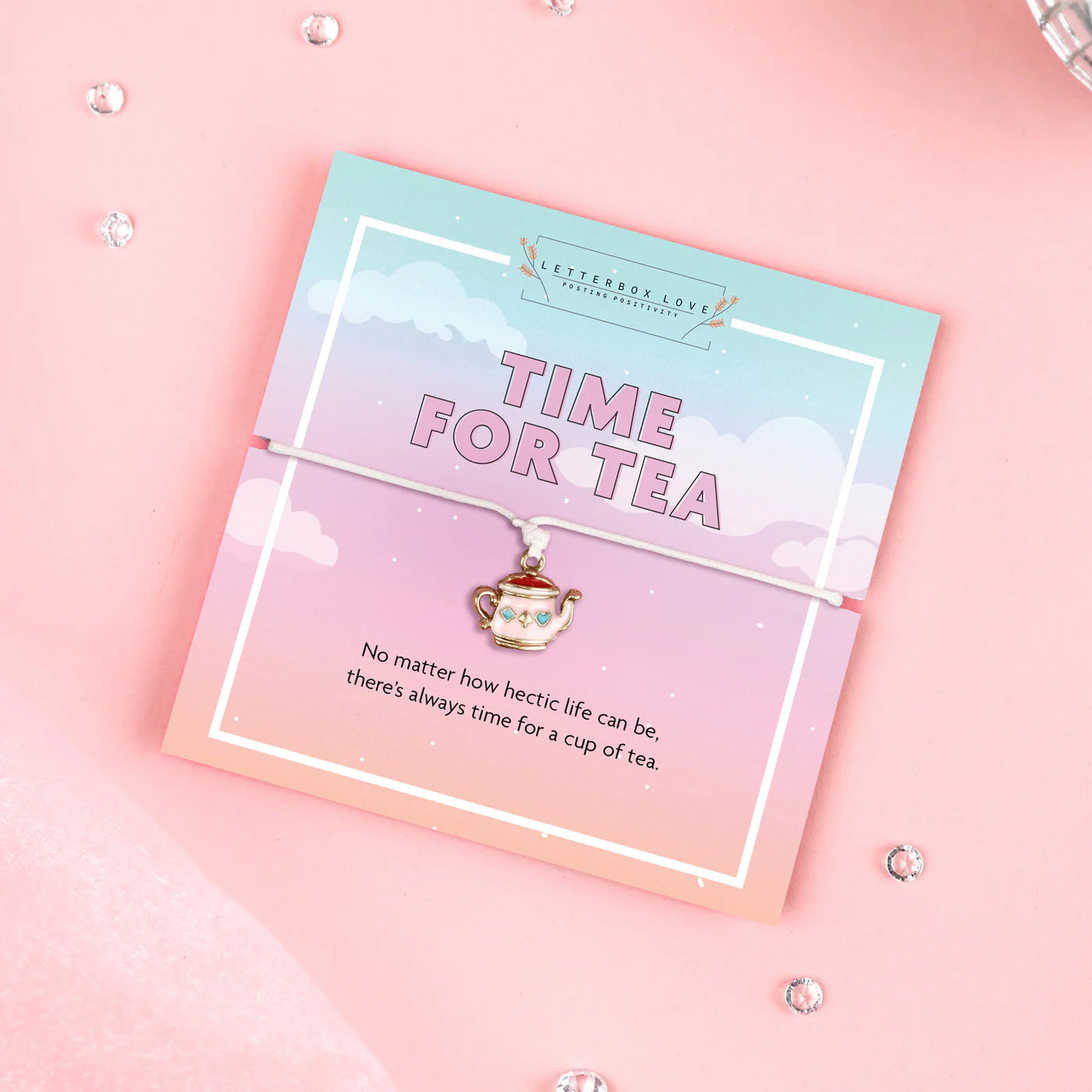 "Time for Tea" Keepsake Bracelet and Card Set