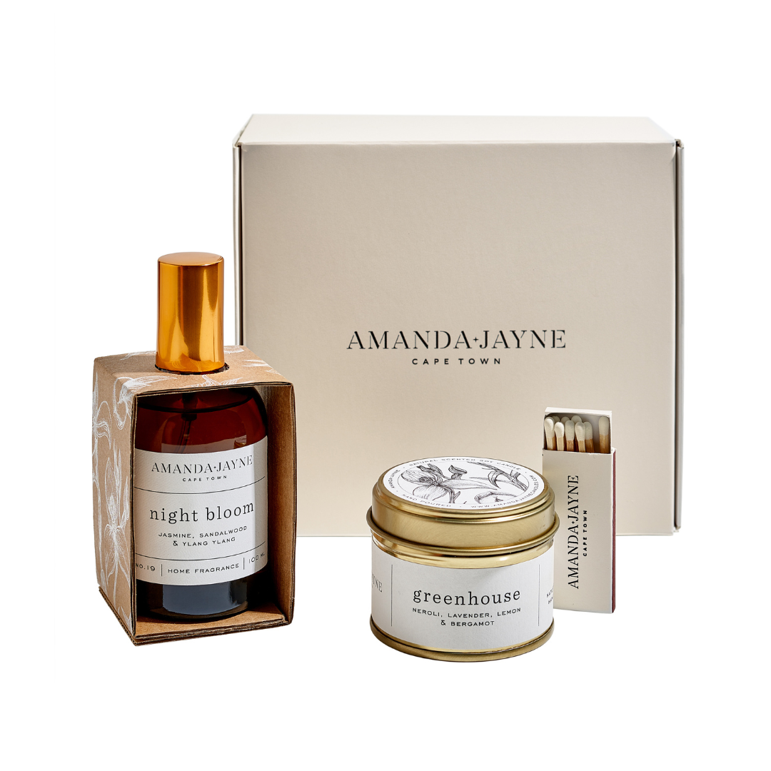 Amanda Jayne Gold Tin & Home Fragrance Luxury Gift Set