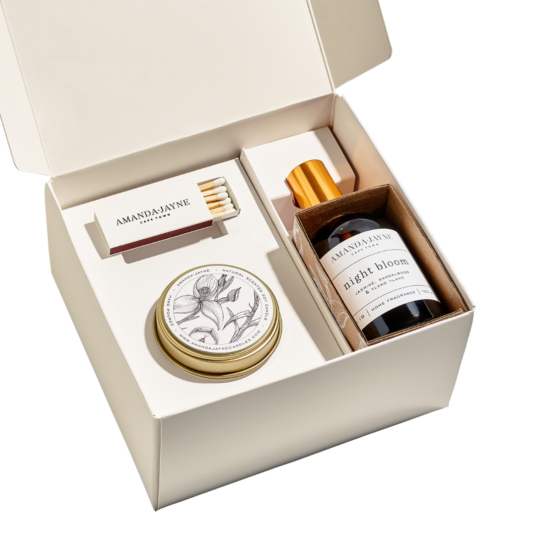 Amanda Jayne Gold Tin & Home Fragrance Luxury Gift Set