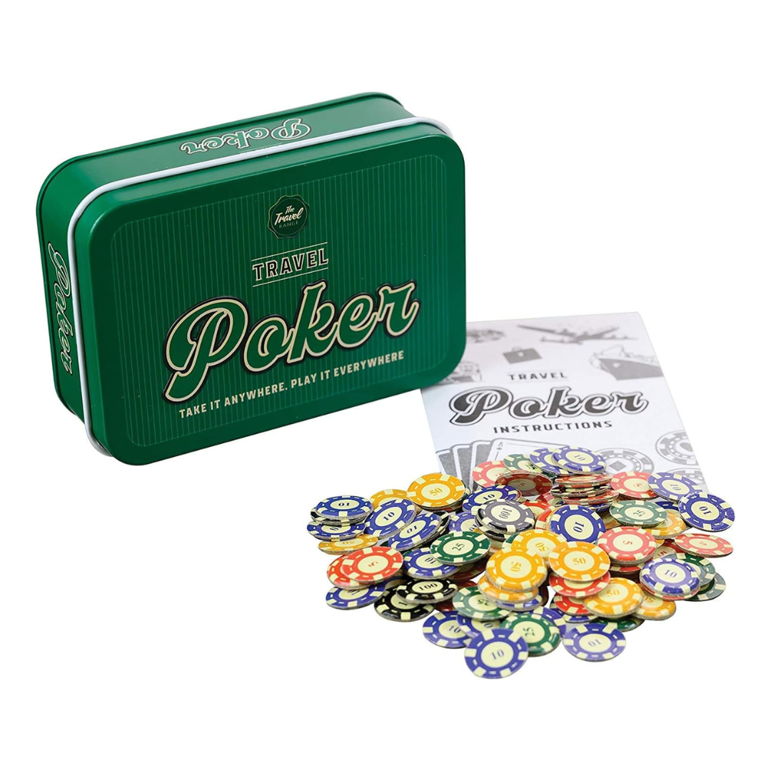 Mini Travel Poker in a Tin