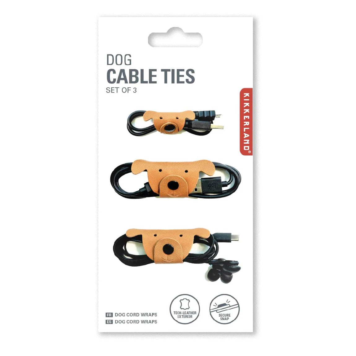 Dog Cable Ties (set of 3)