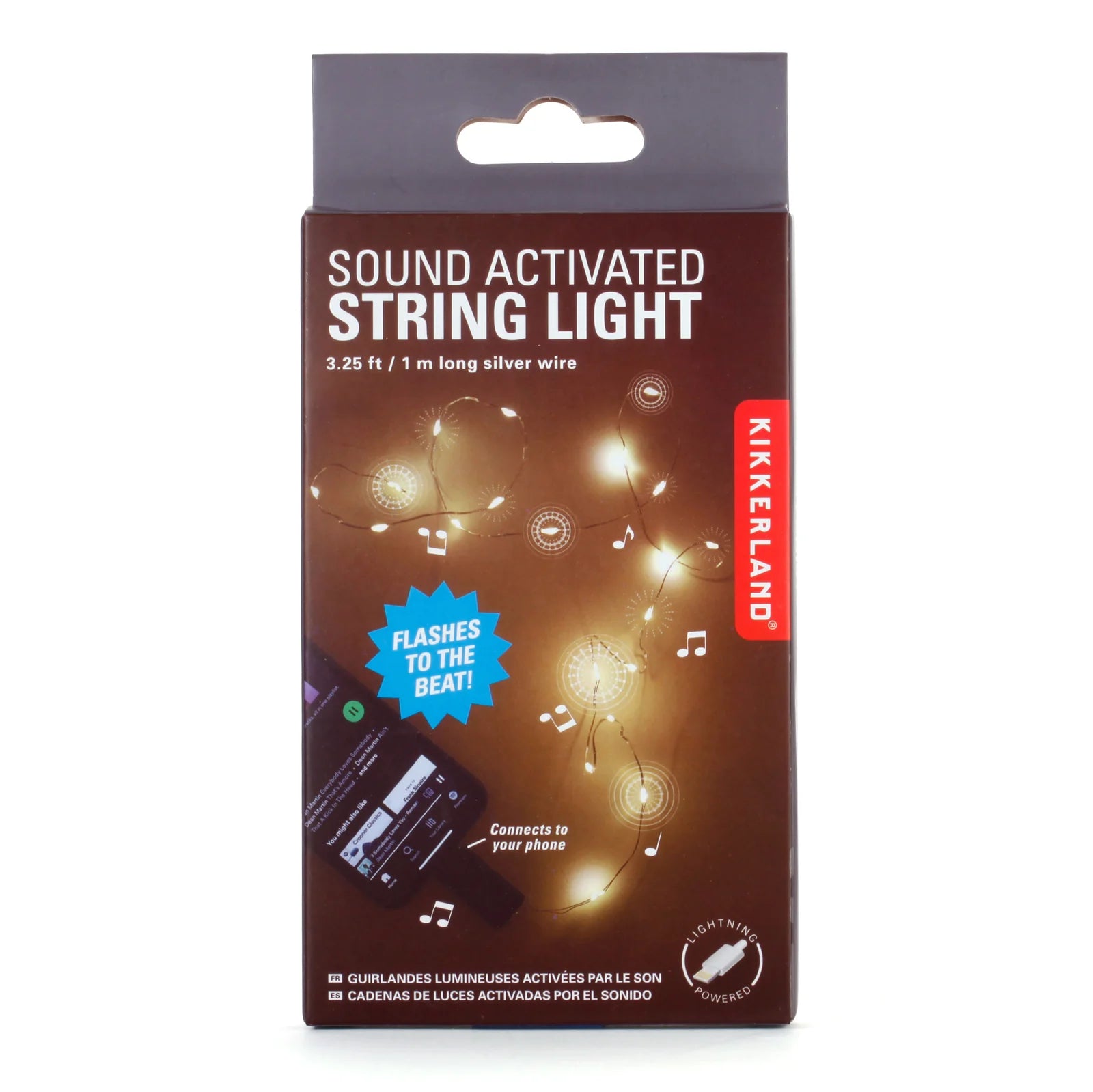 Sound-Activated Flashing String Lights (for iPhone)