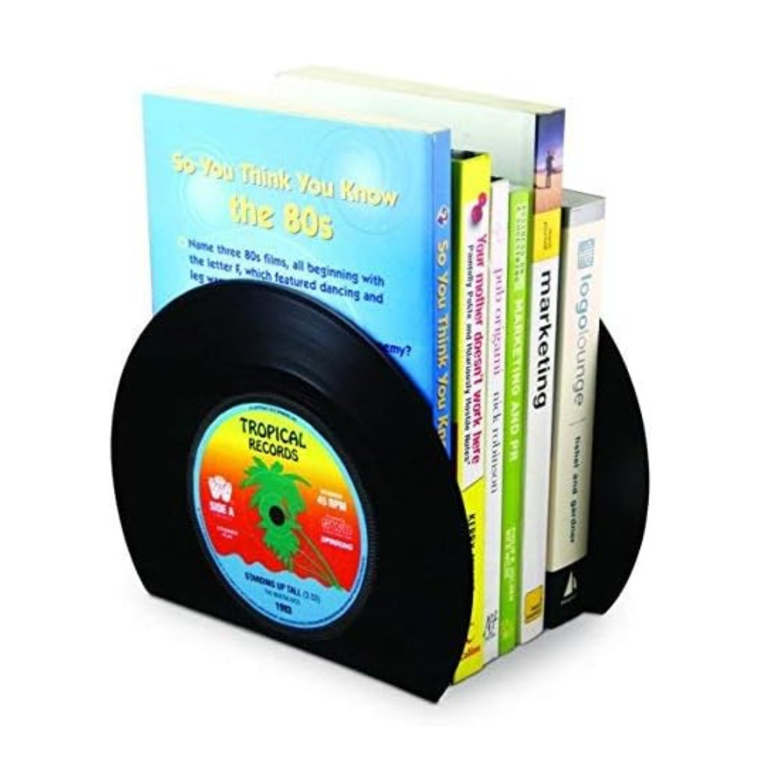 Vinyl Record Bookends (set of 2)