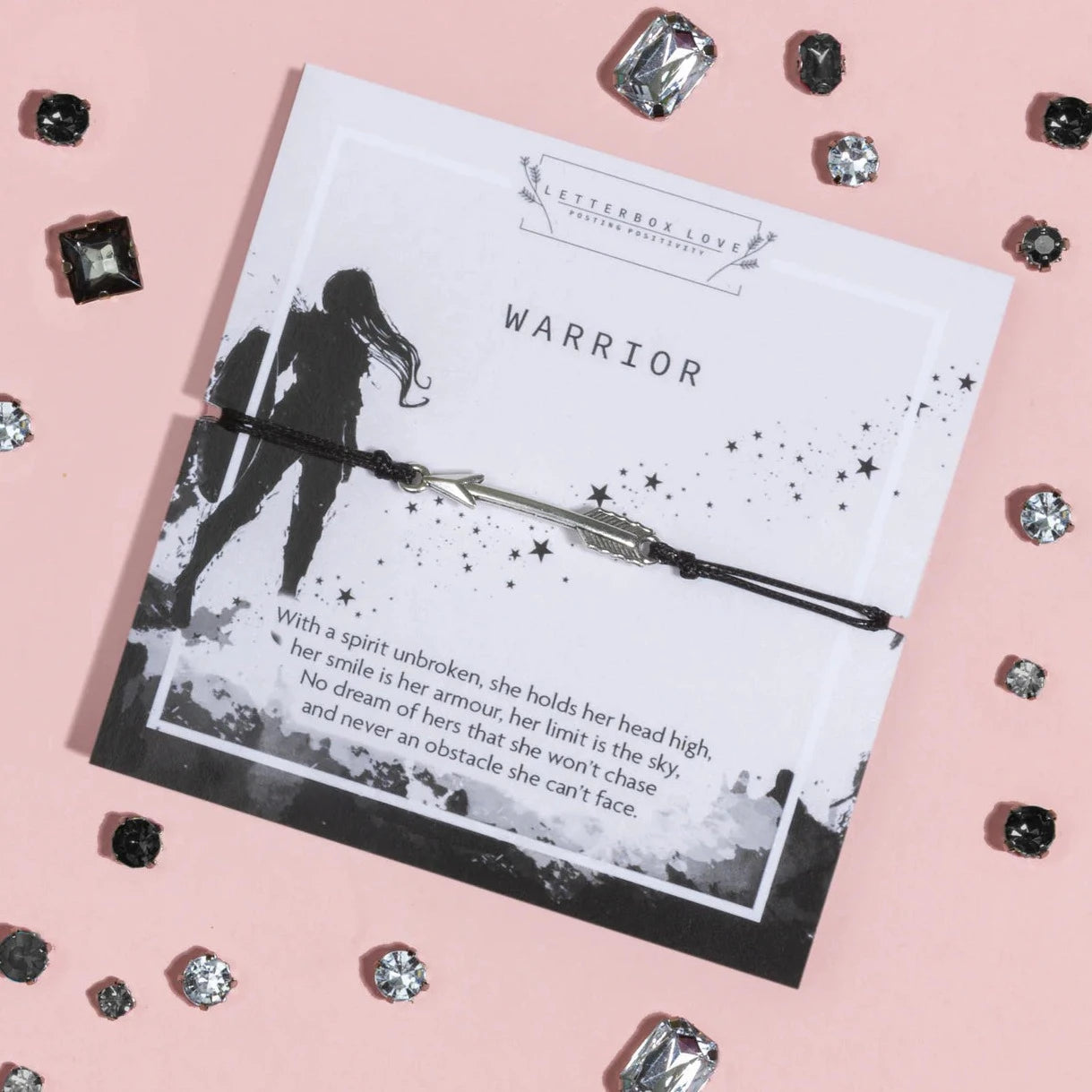 "Warrior" Keepsake Bracelet and Card Set