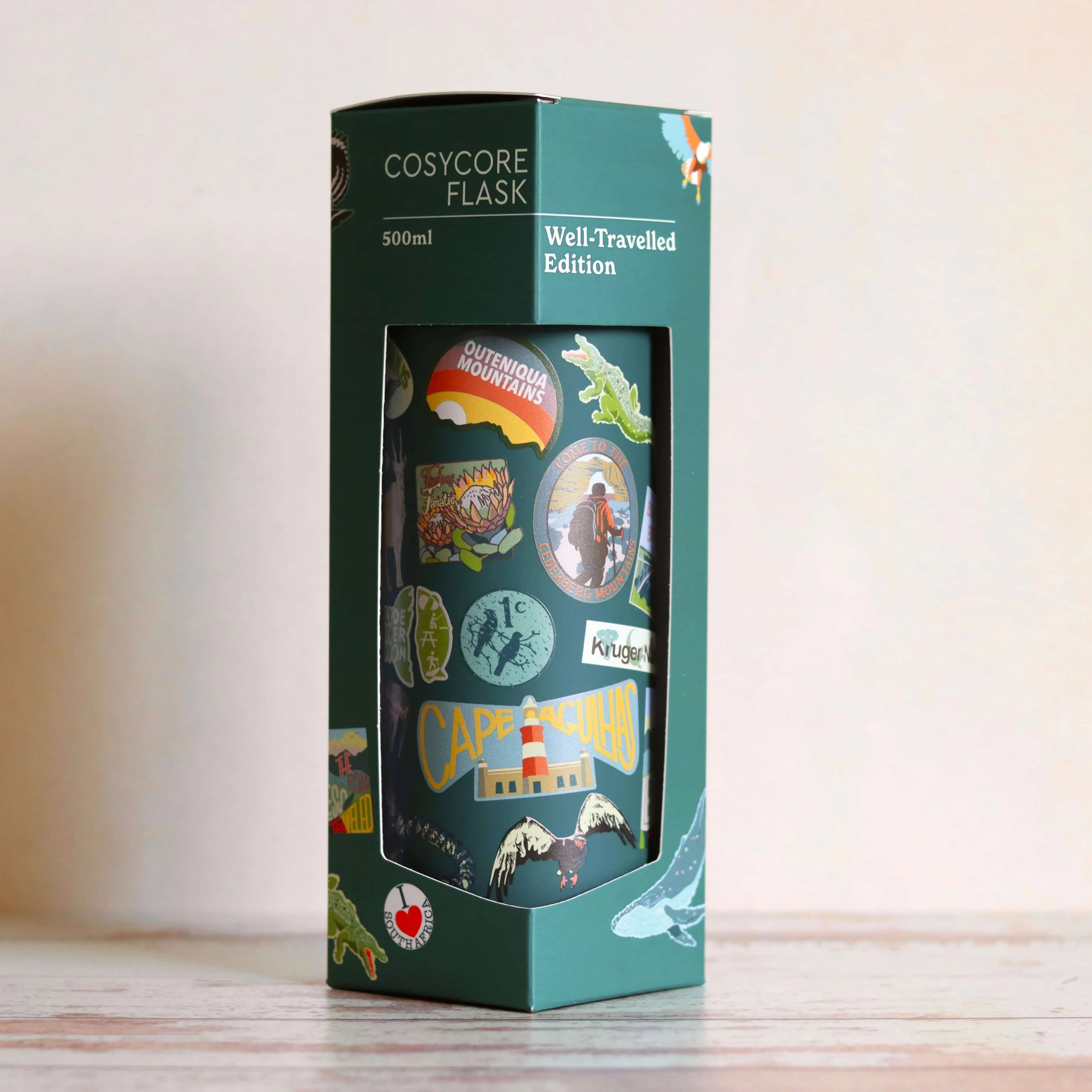 CosyCore Stainless Steel Flasks – Well-Travelled Edition