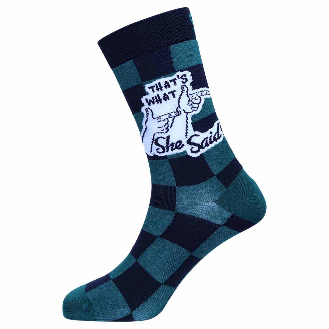 Men's "What She Said" Bamboo Socks