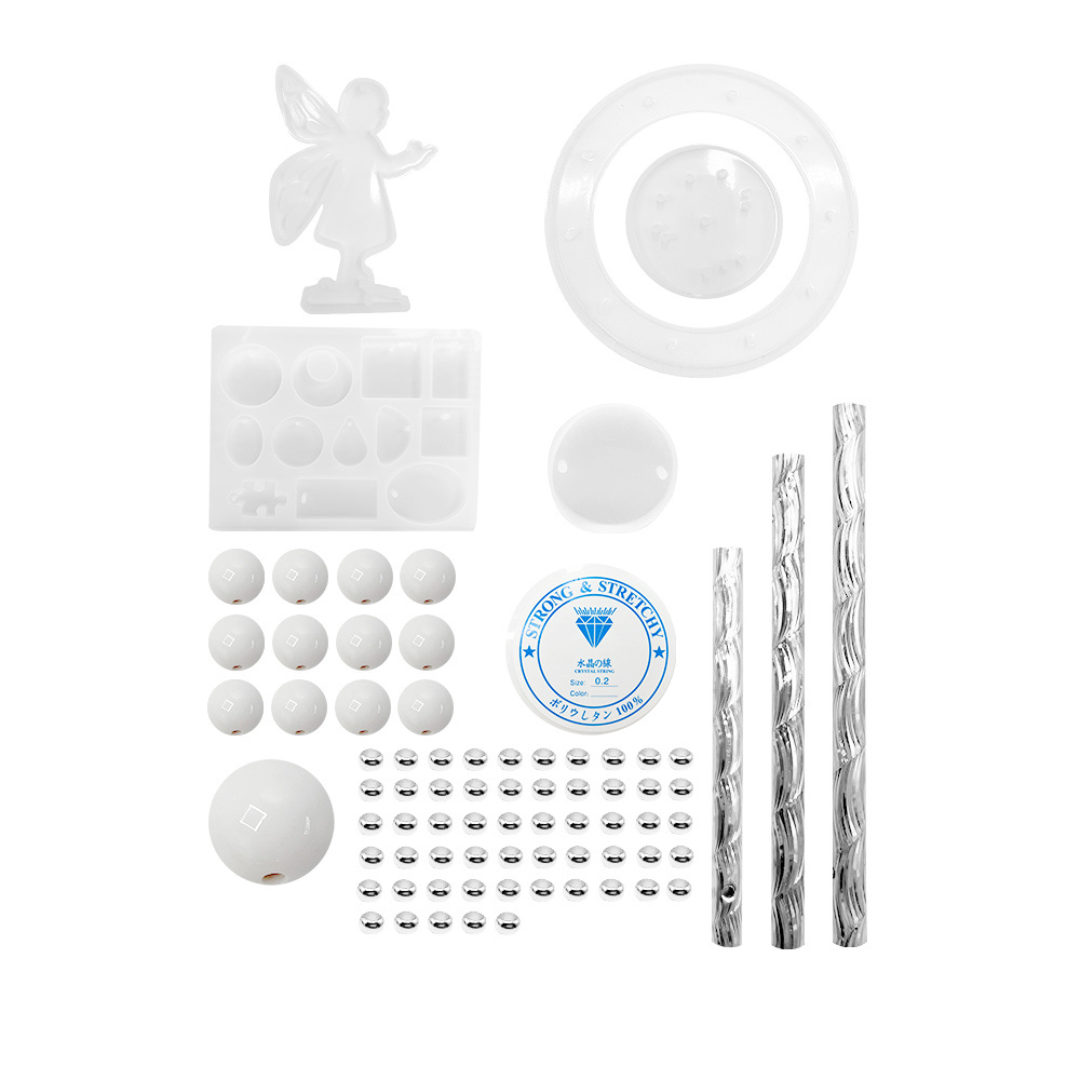 Silicone Mould Starter Kit for DIY Epoxy Resin Wind Chimes (Butterfly or Fairy)