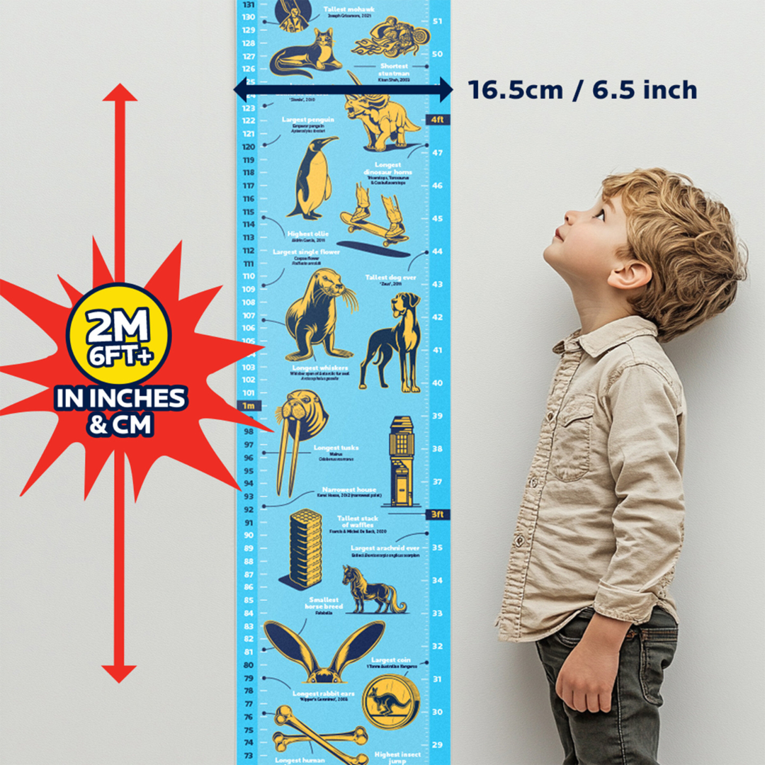 Guinness World Records Height Chart