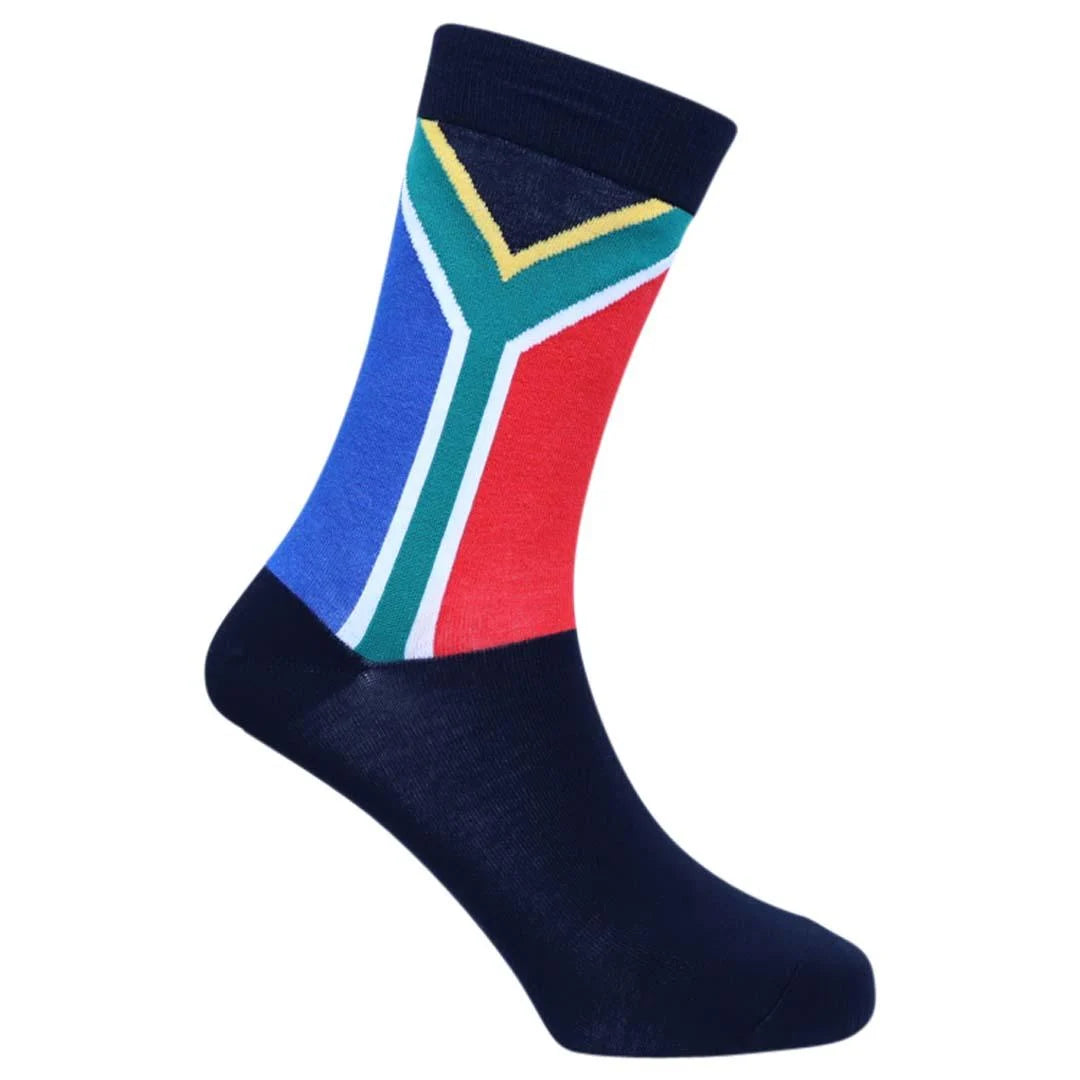 Men's South African Flag Bamboo Socks