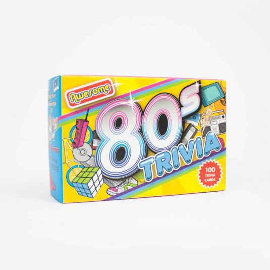 Awesome 80s Pop Culture Trivia Card Pack