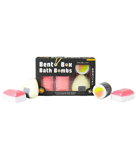 Bento Box Sushi-Inspired Bath Bombs