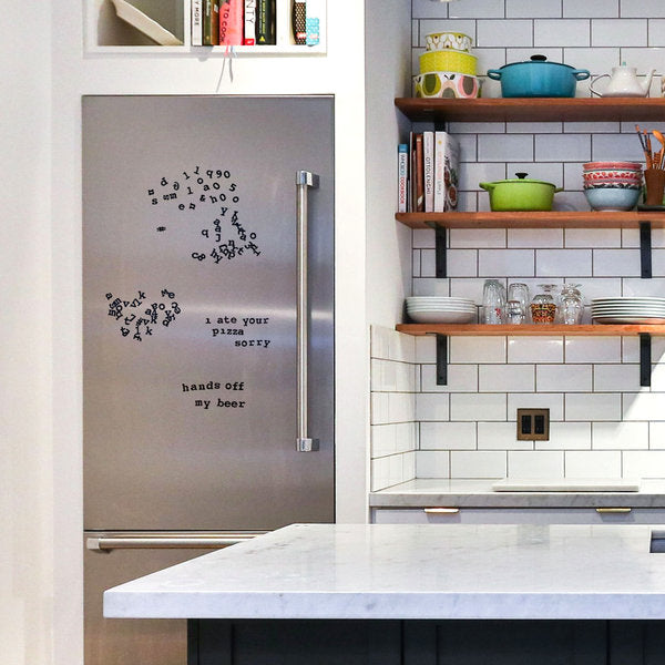 Fridge Fonts Magnetic Letters