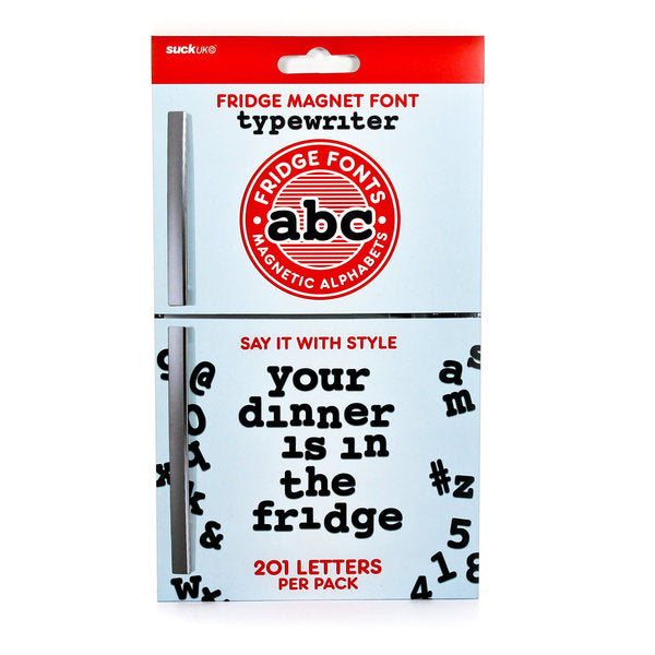 Fridge Fonts Magnetic Letters