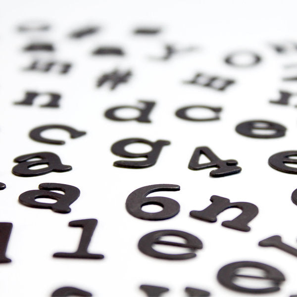 Fridge Fonts Magnetic Letters