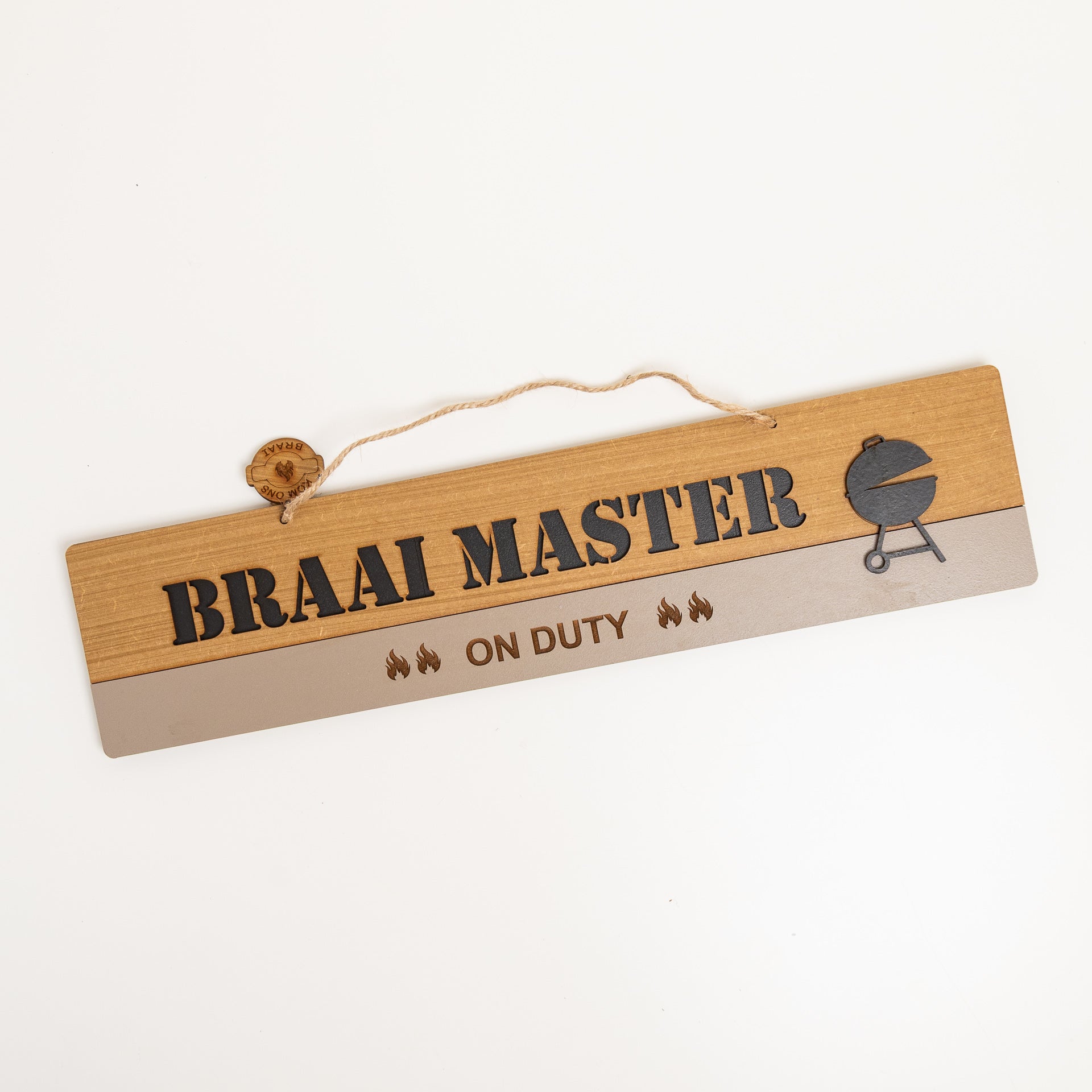 "Braai Master on Duty" Sign