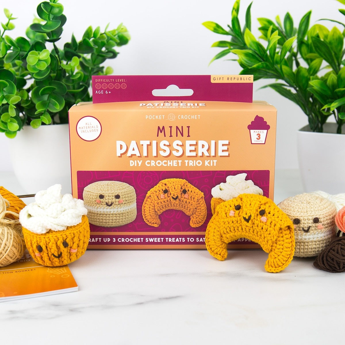 Mini Patisserie Crochet Craft Kit