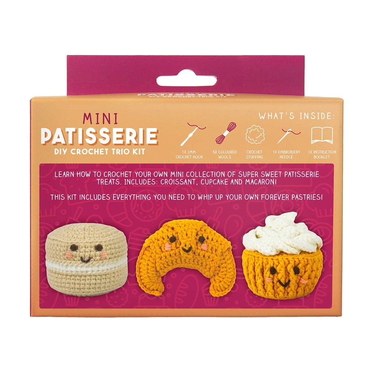 Mini Patisserie Crochet Craft Kit