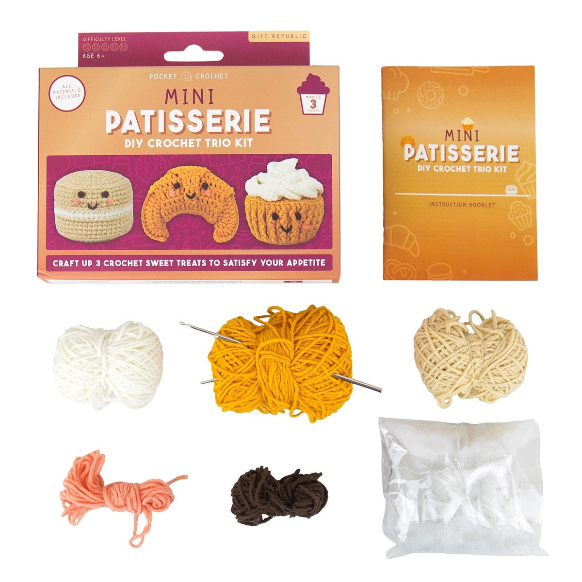 Mini Patisserie Crochet Craft Kit