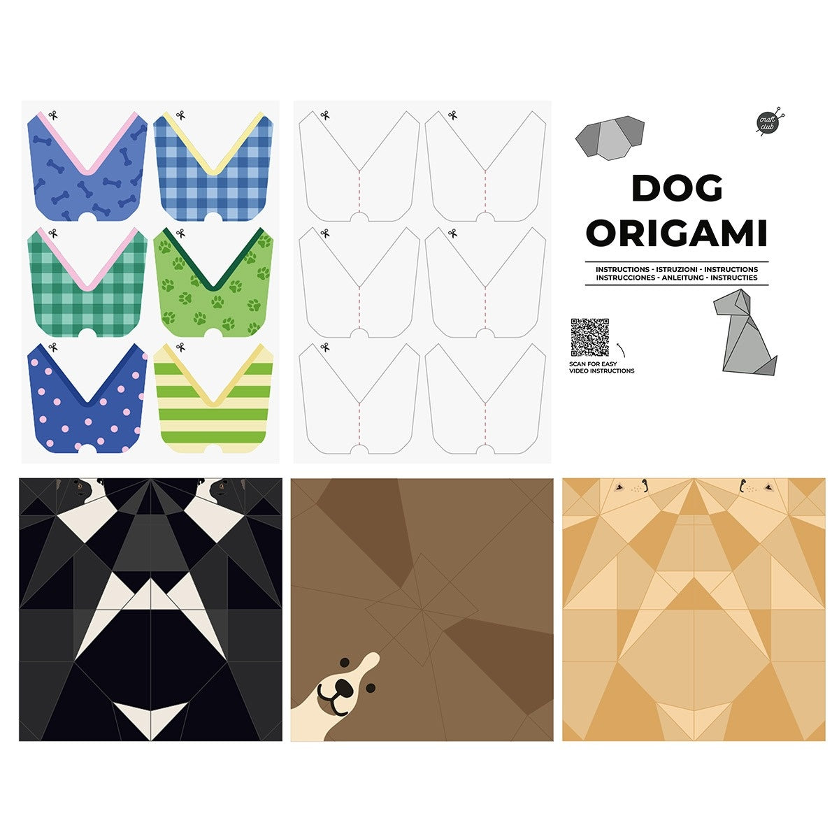 Dog Origami Craft Kit