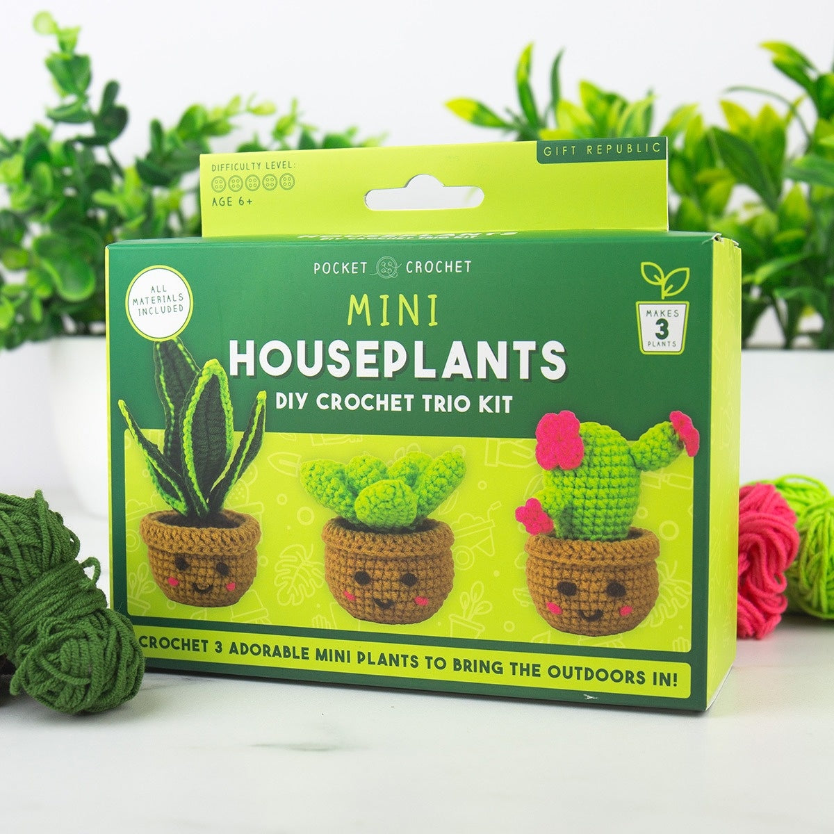 Mini House Plants Crochet Craft Kit