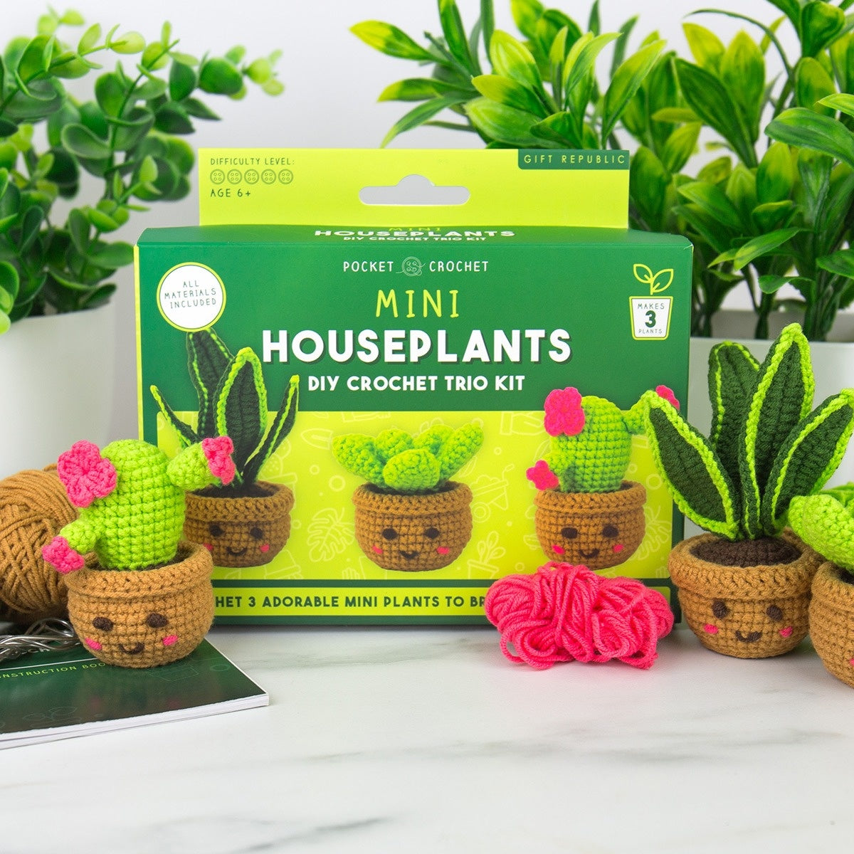 Mini House Plants Crochet Craft Kit