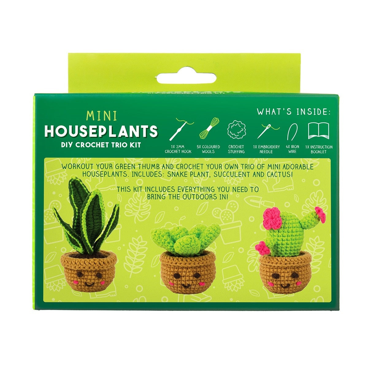 Mini House Plants Crochet Craft Kit