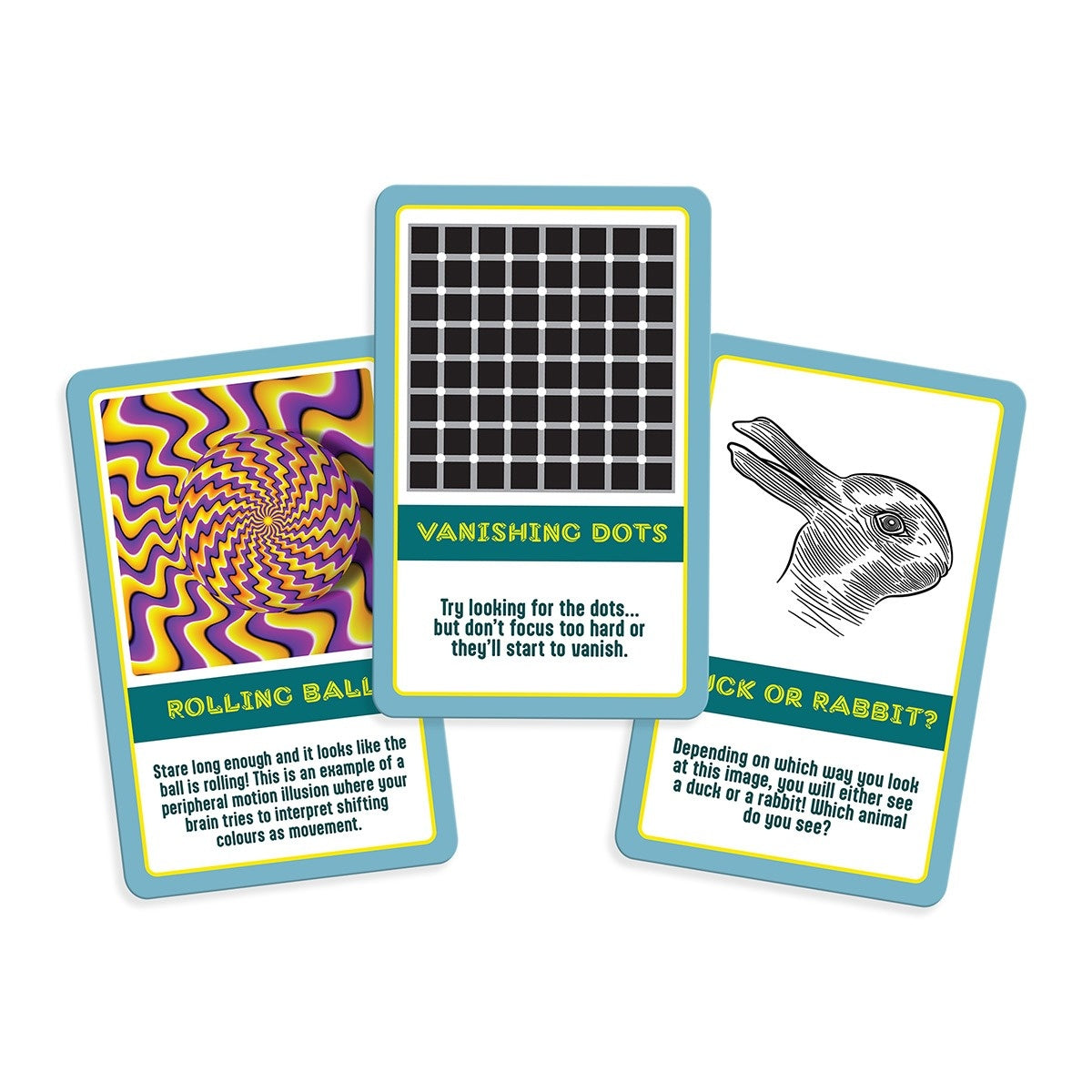 100 Optical Illusions Card Pack
