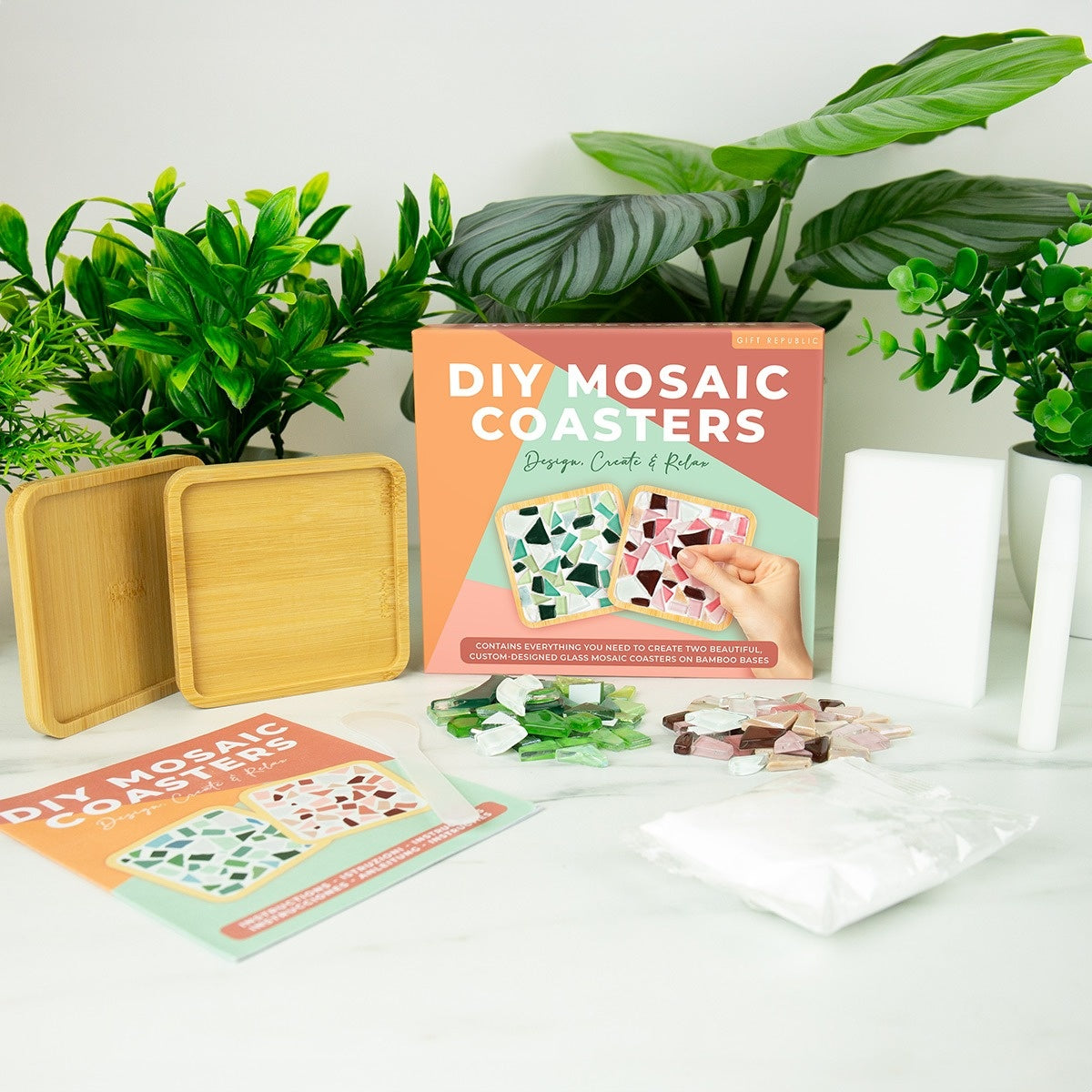 Create Your Own Mosaic Coasters Craft Kit