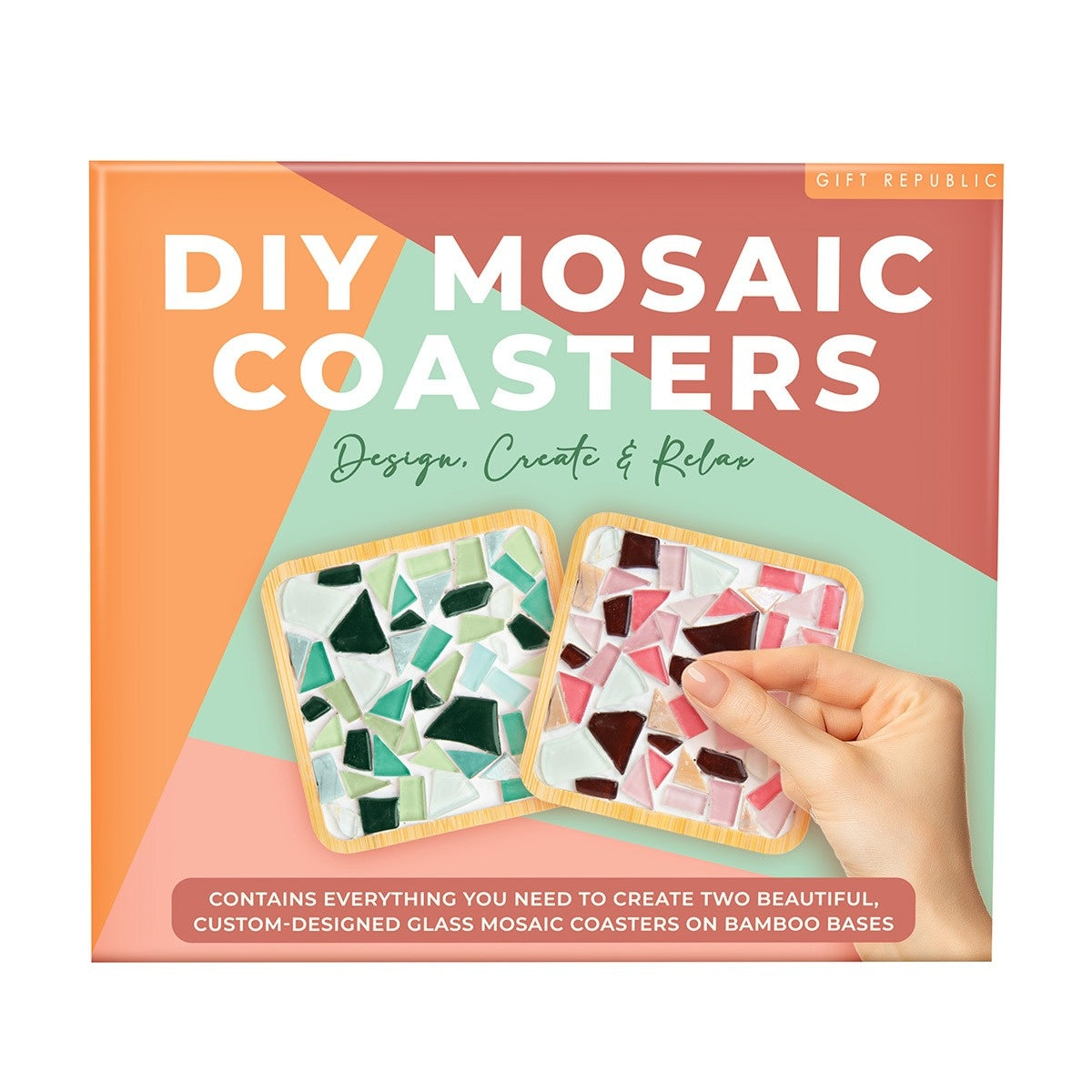 Create Your Own Mosaic Coasters Craft Kit