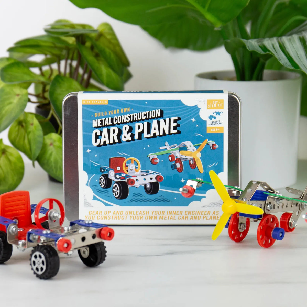 Build Your Own Metal Construction Car & Plane