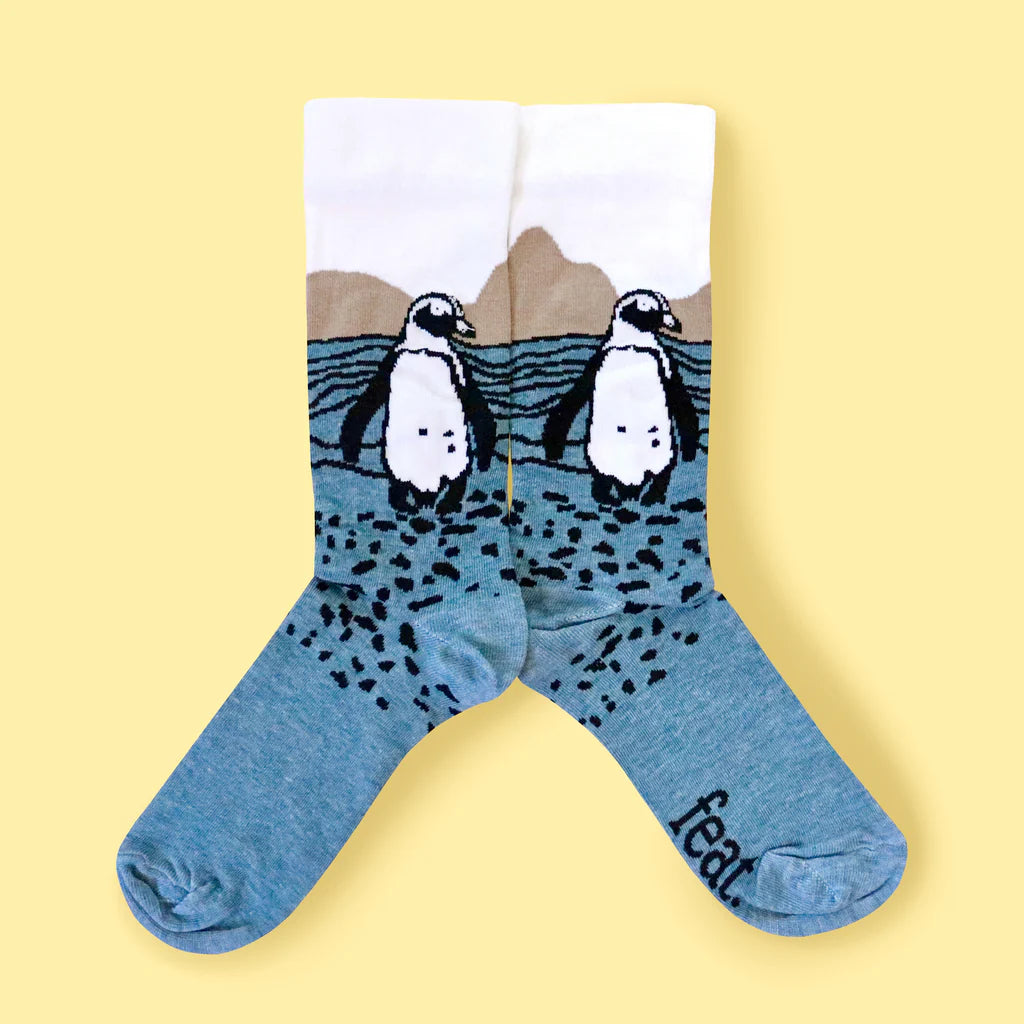 Penguin Rock Socks (His & Hers sizes)