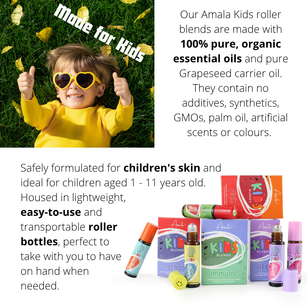 Kids' Aromatherapy Essential Oil Blend Rollers (assorted)