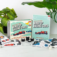 Build Your Own Wind-Up Race Cars