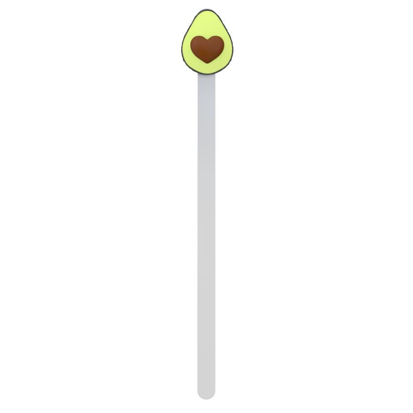 Avocado Heart Premium Metal Bookmark