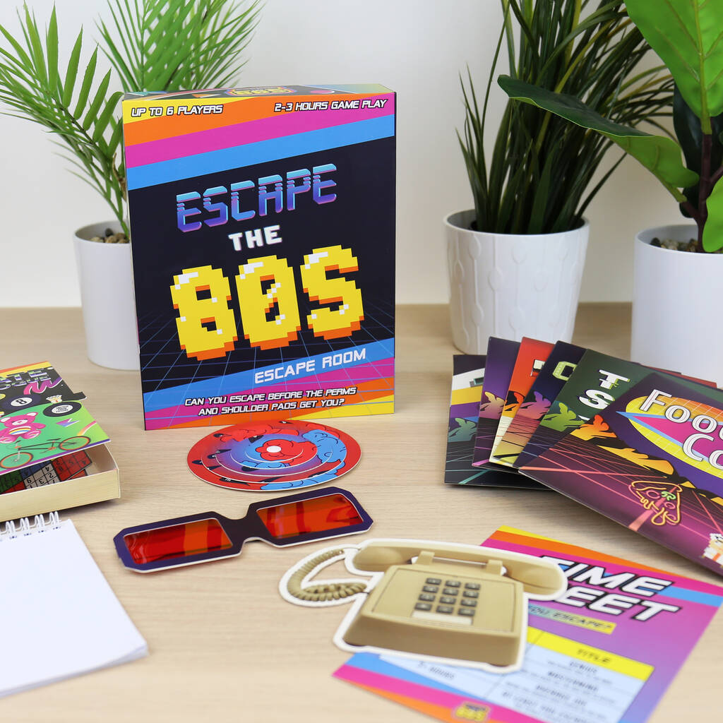 "Escape the 80s" Escape Room Game