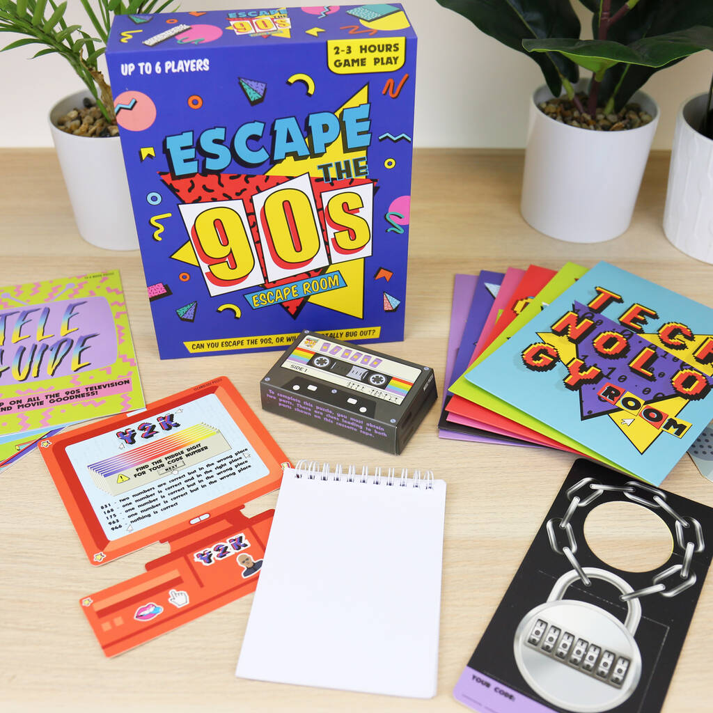 "Escape the 90s" Escape Room Game