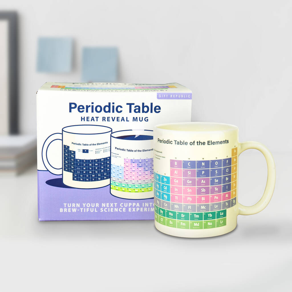 Periodic Table Heat Reveal Mug