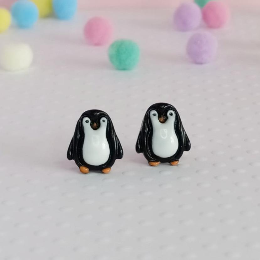 Penguin Stud Earrings