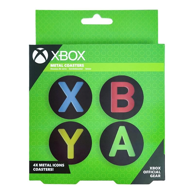 Xbox Icons Metal Coasters (Set of 4)