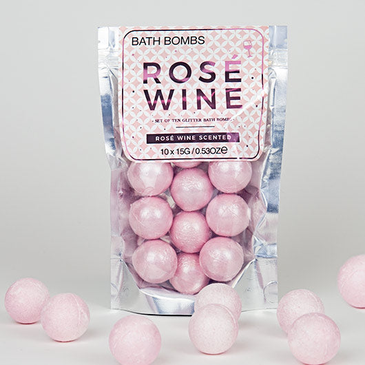 Rosé Wine Scented Bath Bombs
