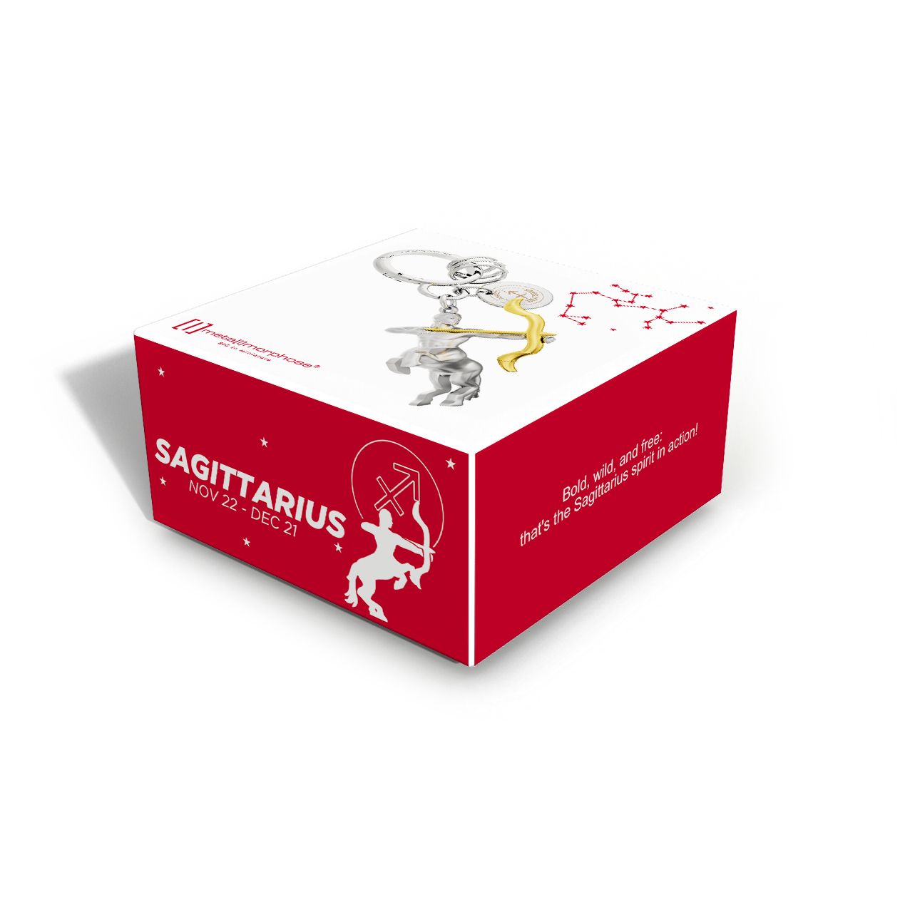 Zodiac Premium Metal Bag Charms