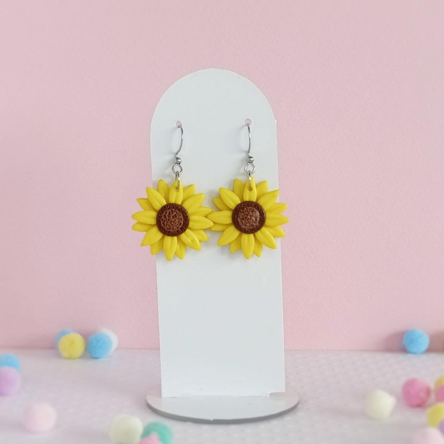 Sunflower Dangle Earrings