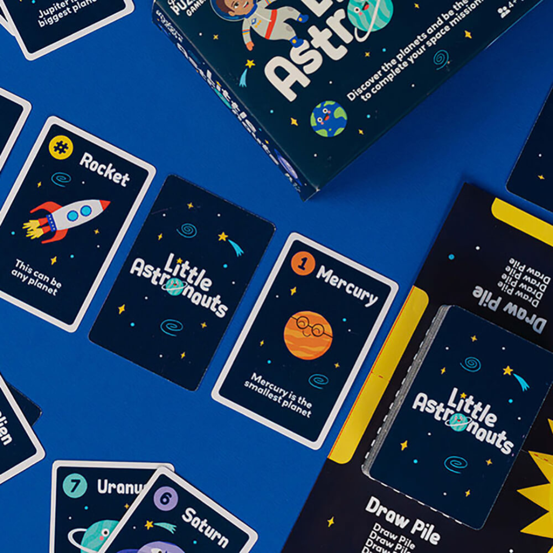 "Little Astronauts" Kids' Card Game
