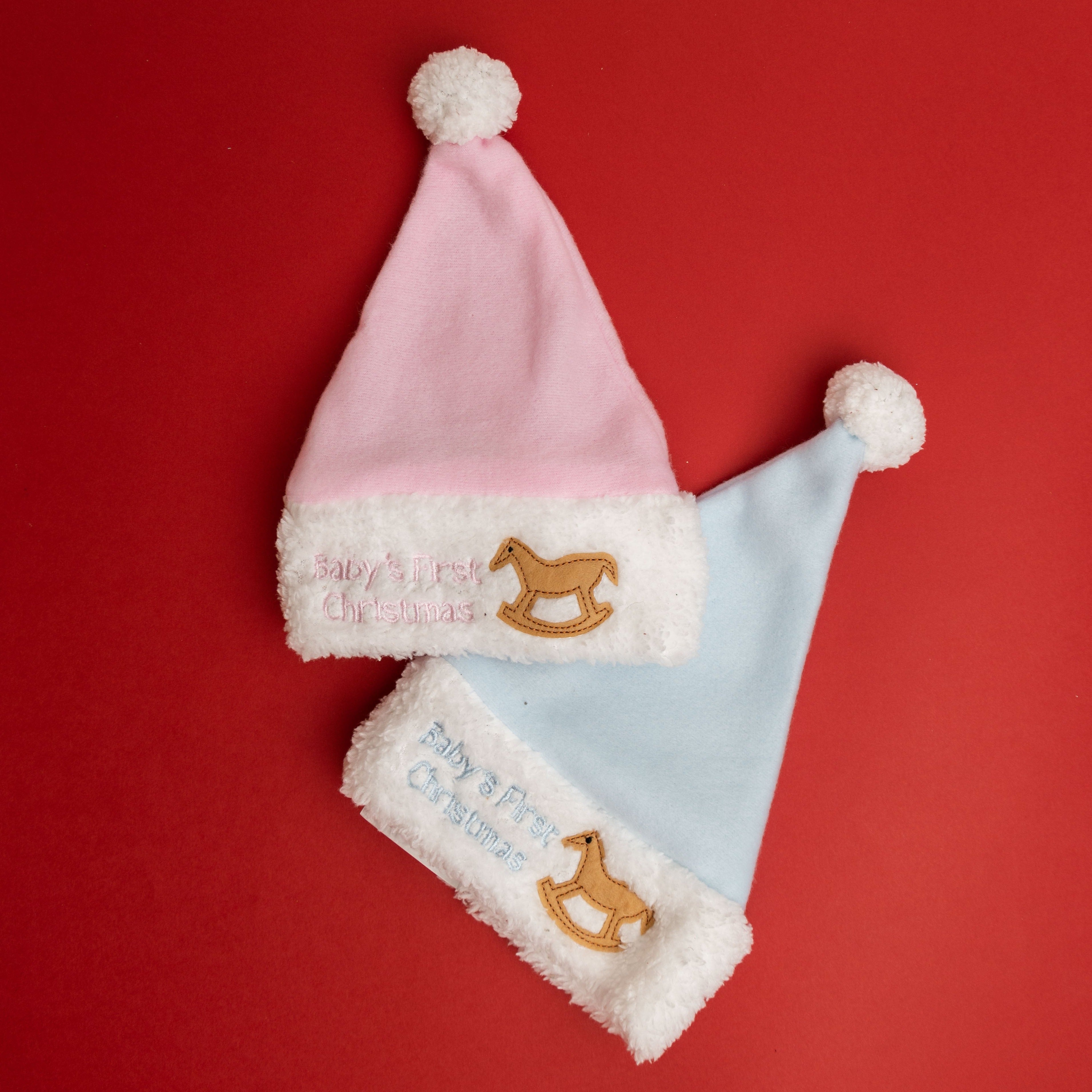 Cute baby's first christmas hats