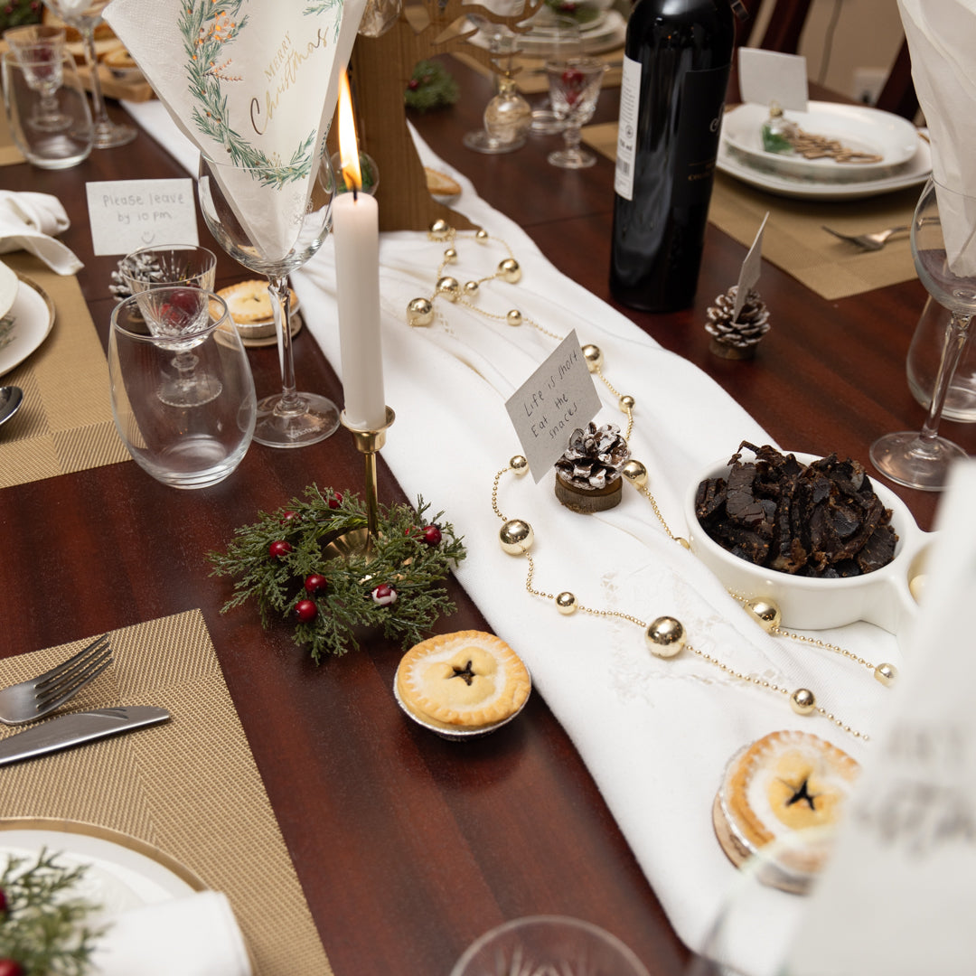 Charger Plates and Napkin Rings Set, Essentials for entertaining - Cork &  Leaf