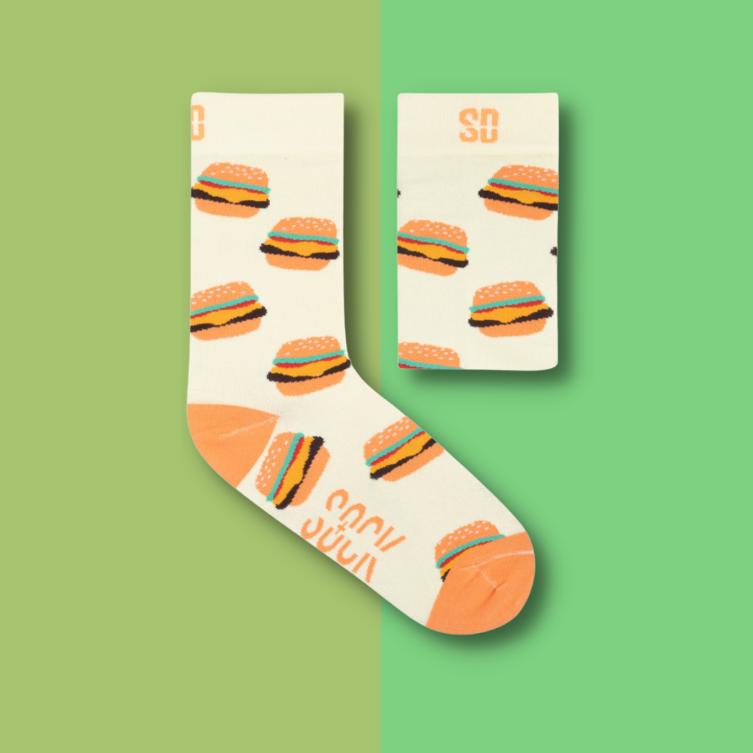 Burger to Go Socks