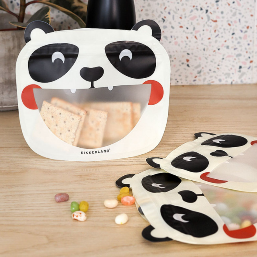 Reusable Zip-Up Snack Bags (3 pack – assorted designs)
