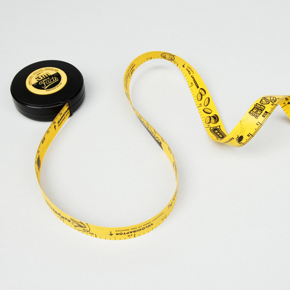 3m of Facts Novelty Tape Measure