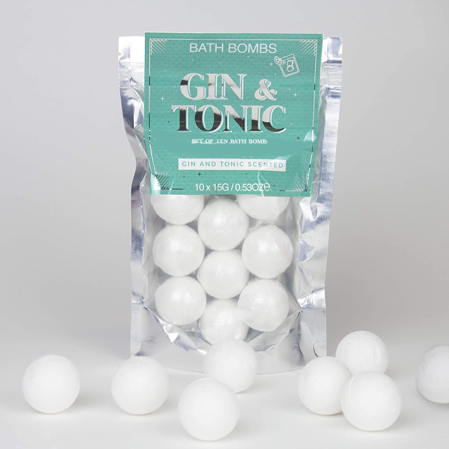 Gin & Tonic Scented Bath Bombs