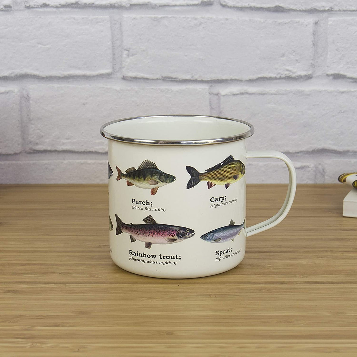 Fish Enamel Mug